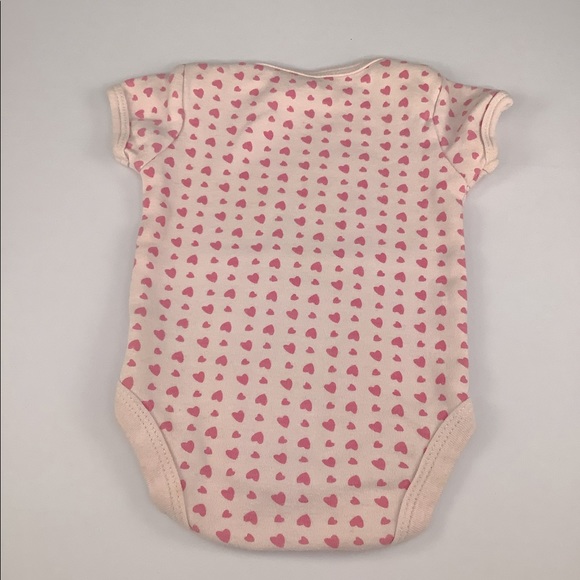 Cutie Pie Infant Pink Heart Onesie 3-6 Mos. - Picture 2 of 6